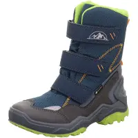 Superfit Bottes 'JUPITER ICE' bleu marine / gris foncé / kiwi