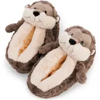 Nici Chaussons d'intérieur , modèle Otter Ophelio, taille 36–39, couleur beige-marron