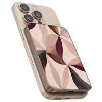 Selencia Powerbank Vivid 5 000 mAh - Convient pour MagSafe et Qi - Desert Gold / Silk Spirit