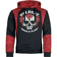 Volbeat Sweat-shirt à capuche de - EMP Signature Collection - M - XXL - pour Homme - noir/rouge foncé - Taille L