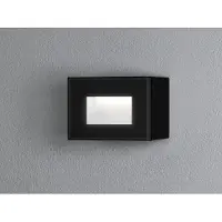 Konstsmide LED Außenleuchte Wandlampe Chieri Schwarz IP54 4W 300lm Warmweiß 3000K