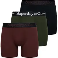 Superdry Homme Lot de 3 Boxers &amp; Co Coupe Classique Multiple Colours Taille: XL