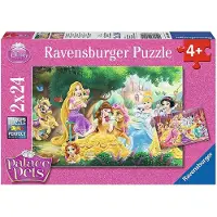 Ravensburger 2 x 24 pièces Kinder Puzzle Disney Princesses Palace Pets 08952