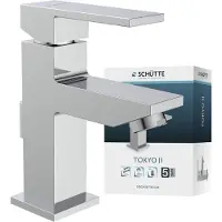 Schutte TOKYO II Mélangeur lavabo avec levier, mélangeur salle de bain, chrome