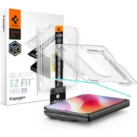 Spigen EZ Fit Glas.tR avec plateau d'installation - 1 pack pour Apple iPhone Duo