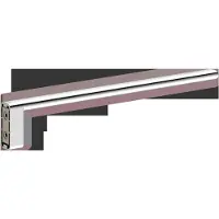 Keuco Porte-serviettes Edition 400 1 bras 34 cm fixe chrome 11522