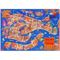 Legami Puzzle de 1000 pièces, avec affiche d'instructions et couverture en tissu, jeu de société