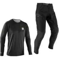 Leatt Gravity 1.0 Long Sleeve T-shirt Noir 120-130 cm Enfants