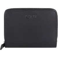 L.credi Cuir porte-monnaie Evelyn Mini Wallet Black noir
