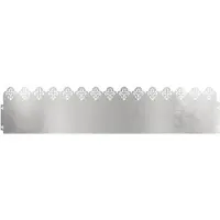 vidaXL Bordures de jardin, 20 pièces, 103 x 0,05 x 22 cm, acier inoxydable, argenté