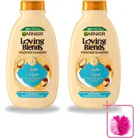 Garnier 2 x Shampoo Loving Blends, formule riche en huile d'argan, pour cheveux très secs, 300 ml - Pack économique - 2 pièces