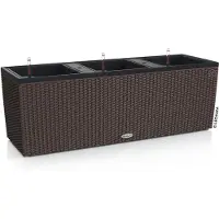 Lechuza Pot Trio Cottage 30 - Kit Complet, Moka - 100 Cm