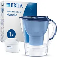 Brita Carafe filtrante Marella, avec 1 cartouche filtrante Maxtra Pro Pure Performance. Transparente. Taille unique