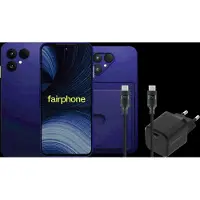 Fairphone 6+ 256 Go Bleu 5G + Pack d'Accessoires Complet