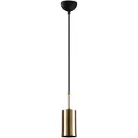 CALICOSY Opviq Lustre en métal | 9cm de diamètre | 124cm de hauteur | Hauteur réglable