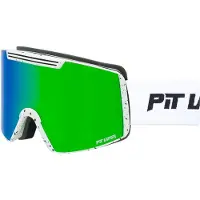 Pit Viper The Miami Nights Backslap Small Ski Goggles Blanc Blue-Green Revo/CAT3