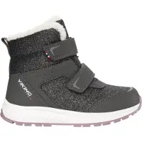 Viking Bottes d'Hiver - Équipement Glitter Warm WP 2V - Charbon/ - - 30 - Bottes d'Hiver