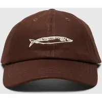 Selected Broderie Casquette Homme Marron ONE SIZE