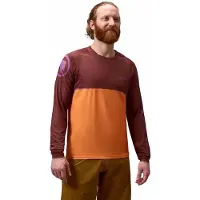 Endura Core, maillot de vélo manches longues, couleur rouge, pour homme, taille M