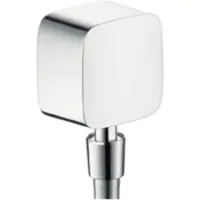 Hansgrohe Raccord de tuyau PuraVida Fixfit avec clapet anti-retour, chrome, 1 pièce.