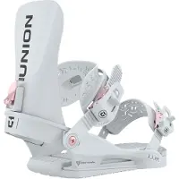 Union - Fixations de snowboard - Juliet Light Grey en Nylon - Taille 37-40,5 - Gris