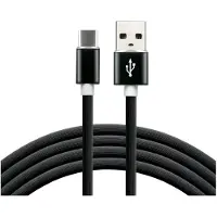 EverActive everActiveUSBUSB Câble USB type C silicone type C, charge rapide jusqu'à 3 A, 100 cm de long, noir, modèle CBS-1CB