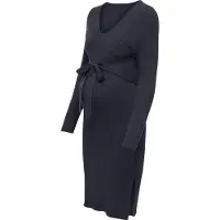 ONLY Maternity Robes en maille 'OLMKatia' bleu nuit