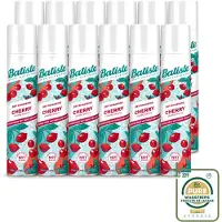Batiste 12 flacons de shampoing sec à la cerise, parfum de fleur de cerisier - 200 ml - Pack économique - 12 pièces