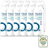 Neutral 12 flacons de shampooing antipelliculaire neutre pour les peaux sensibles - 250 ml - Pack économique - 12 pièces