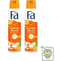 Fa Pflege 2 vaporisateurs déodorants Fa Empowering Moments - 150 ml - Pack économique - 2 pièces