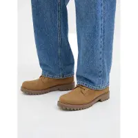 Jack & Jones Bottines à lacets 'JFWMONTANA' moutarde / noir