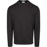 Profuomo Pull Col Roulé Laine Mérinos Brun Foncé
