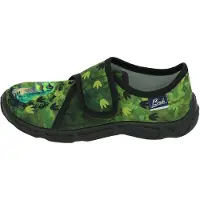 Beck Pantoufle 'Tyrannus' vert / vert clair / noir
