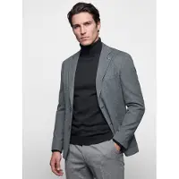 Benvenuto Design Veste de costume marine / blanc