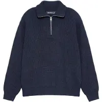 Pull&Bear Pull-over bleu marine