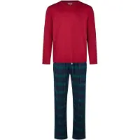 Happy Shorts Pyjama long 'Christmas Giftbox' rouge