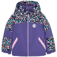 Roxy - Veste de ski imperméable - Snowy Tale Jacket True Black Frosty Friends - Taille Enfant 2 ans - Rose