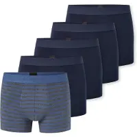 Schiesser Boxers ' 95/5 Multi ' bleu nuit / bleu clair / gris chiné