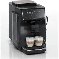 Siemens TP551E19, machine à café combinée, 1,8 litre, grains de café, broyeur intégré, noir