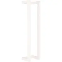 vidaXL Porte-serviette Blanc 23x18x90 cm Bois de pin massif