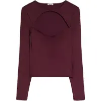 Bershka T-shirt lie de vin