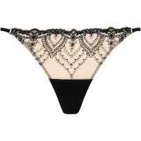 Mey String ' Serie Mysterious ' beige / noir