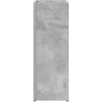 vidaXL Porte-Parapluie Gris Béton 20 X 20 X 55,5 Cm Bois D'ingénierie