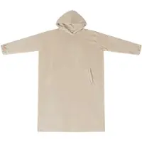 vidaXL Hoodie de couverture Beige L Flanelle
