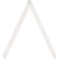 vidaXL Toit pour lit d'enfant blanc 209x95,5x88 cm Pin massif