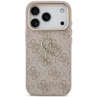 GUESS Coque 4G Metal Logo Backcover pour Apple iPhone 18 Pro Max / 17 Pro Max - Pink