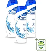 Head & shoulders 3 bouteilles de shampooing Classic Clean - 250 ml - Lot de 3