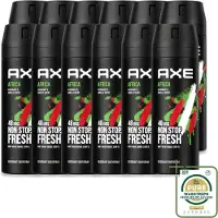 Axe 12 sprays déodorants Africa - 150 ml - Lot de 12 pièces