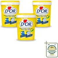 DOR 3 savons solides de nettoyage "D'Or Naturreine" - Savons solides pour le nettoyage - 1 kg - Lot économique - 3 pièces