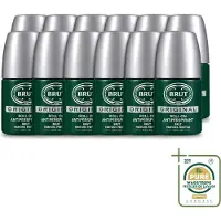 BRUT 12 déodorants roll-on Original - 50 ml - Pack économique - 12 pièces